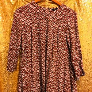 70’s inspo quarter sleeve dress